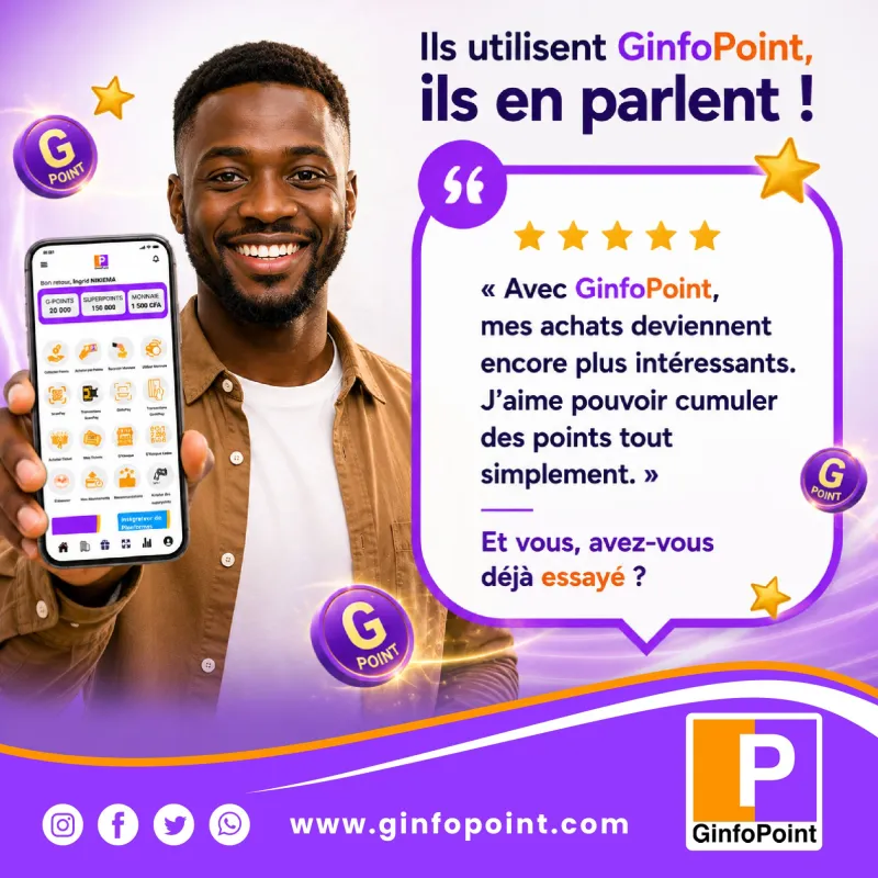 Ils utilisent GinfoPoint, ils en parlent : « Mes achats deviennent encore plus intéressants. »